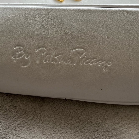 Paloma Picasso White Shoulder Purse - Picture 4 of 16